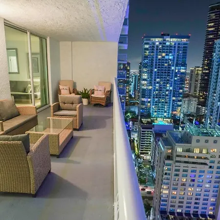 4 Bed Full Condo In Miami With Skyline & Sea View Extérieur photo